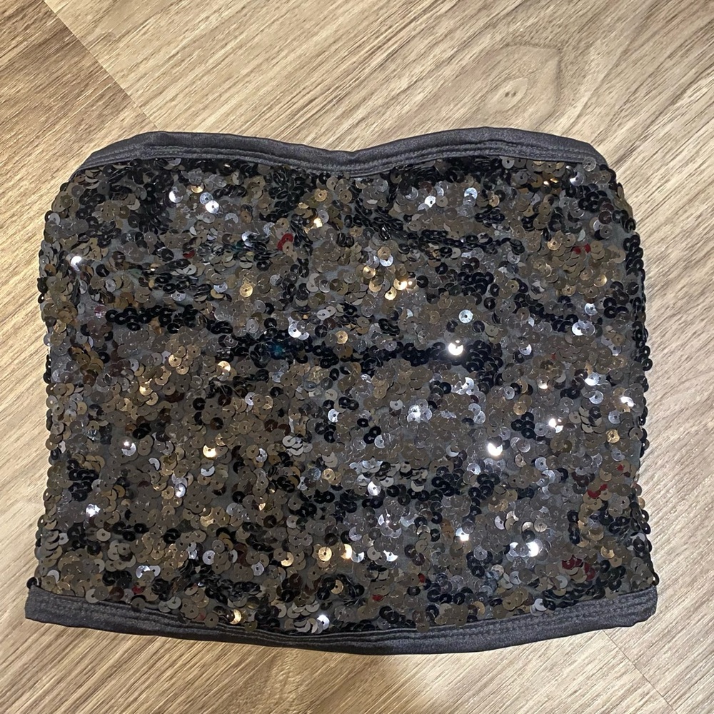 Sequin Tube Top